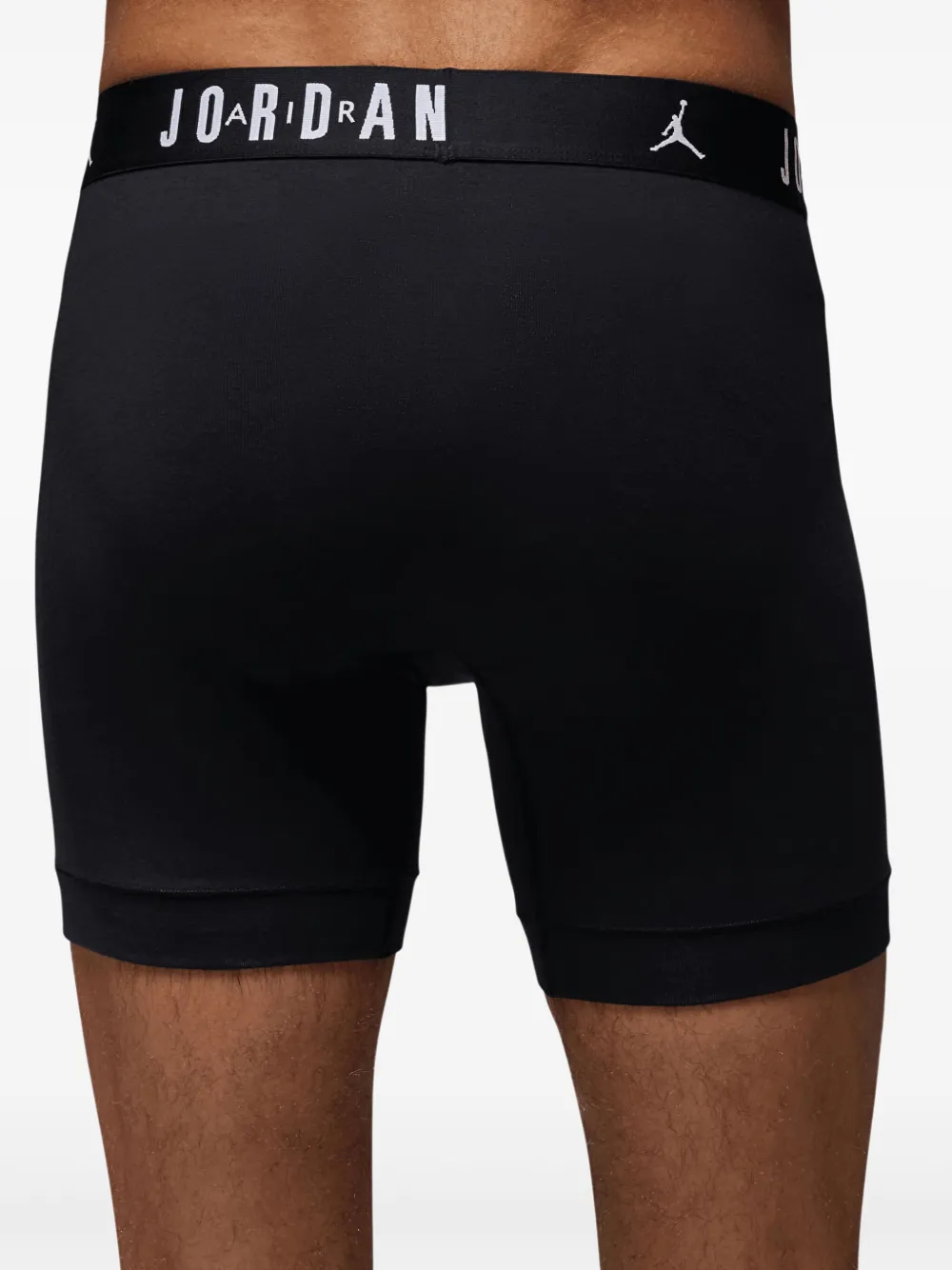 Jordan Drie boxershorts met logoband Zwart