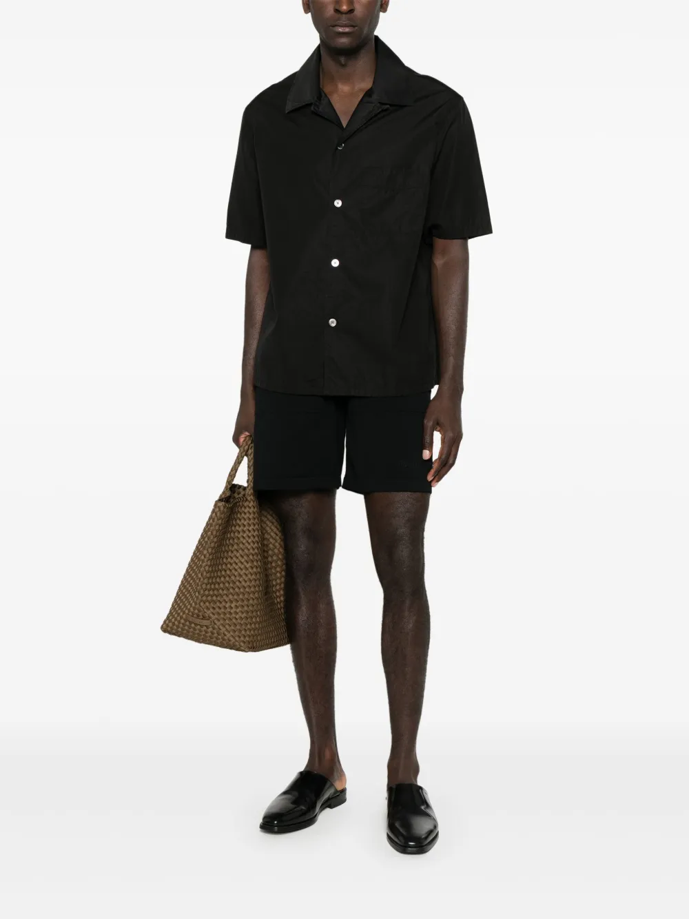 The Editor logo-embroidered shorts | Track & Running Shorts | Image 2