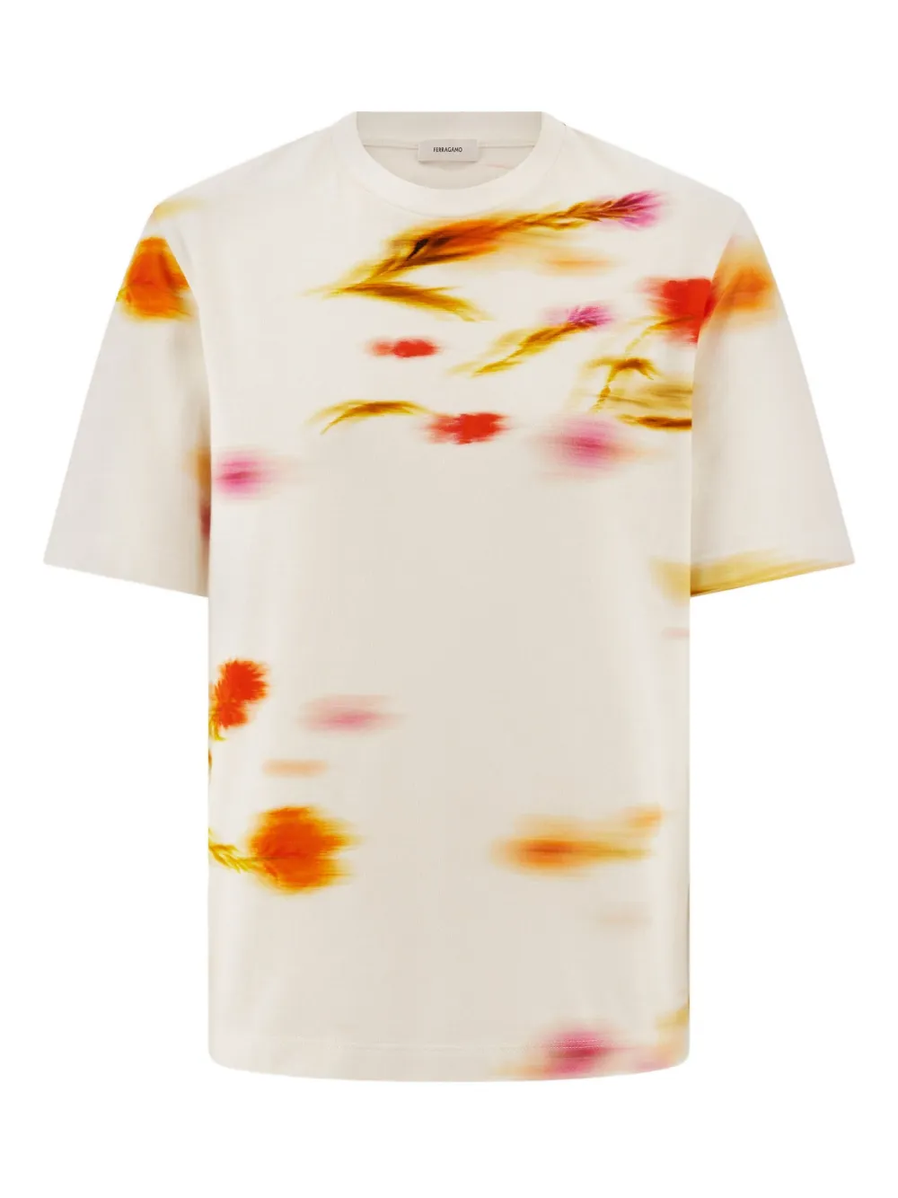 Ferragamo Blossom T-shirt Beige