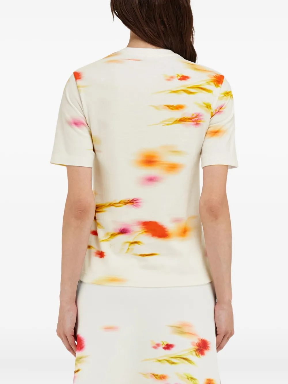 Ferragamo Blossom T-shirt Beige