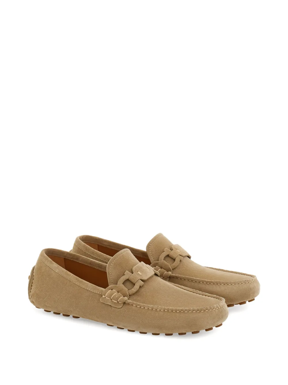Ferragamo Gancini loafers Groen