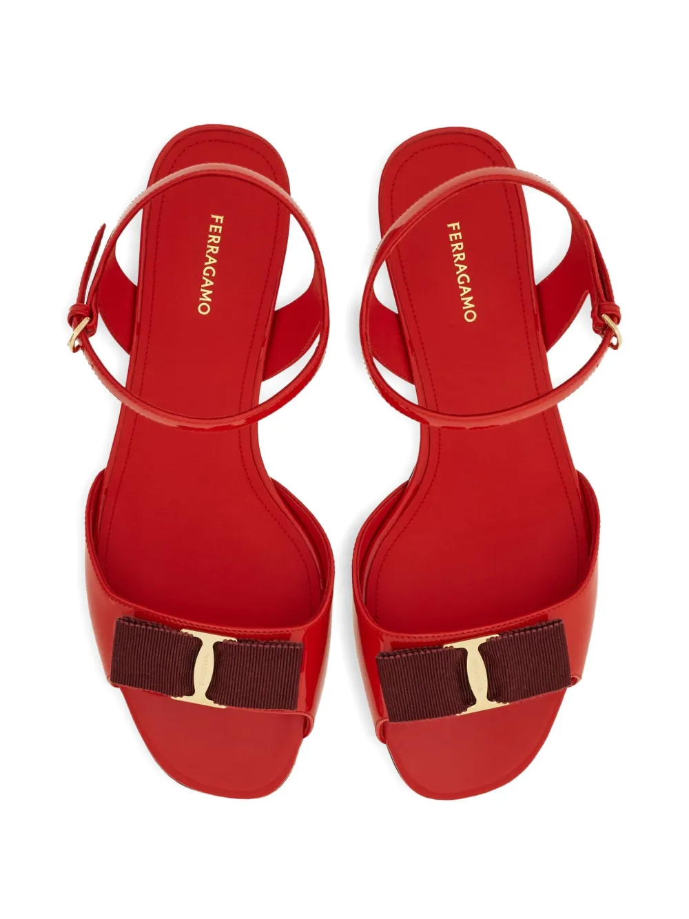 Ferragamo Vara sandalen Rood