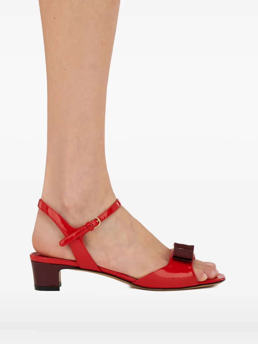 Ferragamo Vara sandalen Rood