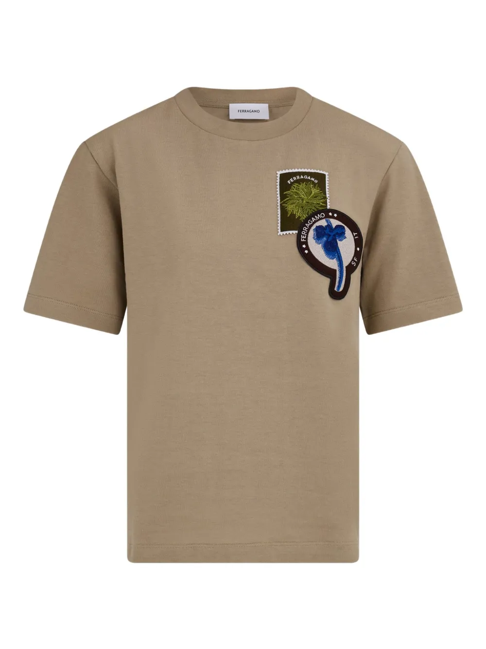 Ferragamo Katoenen T-shirt Beige
