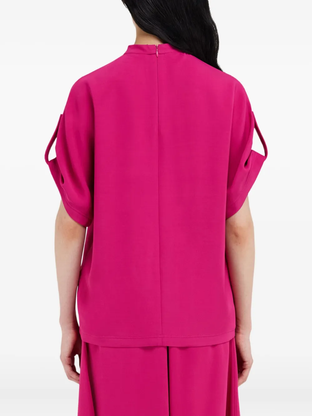 Ferragamo T-shirt met ronde hals Roze