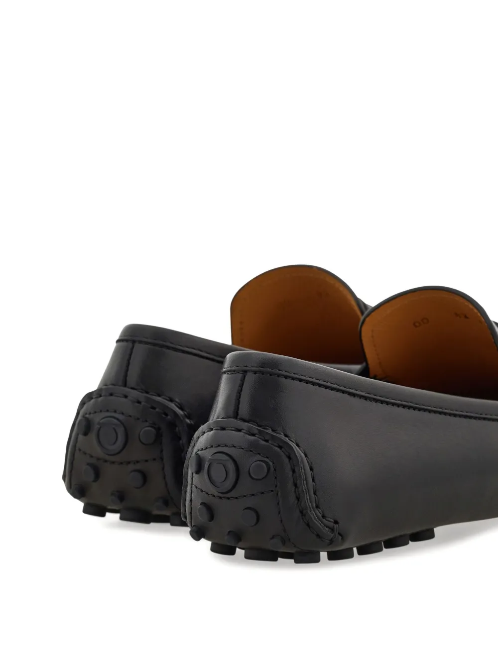 Ferragamo Gancini ornament loafers Zwart