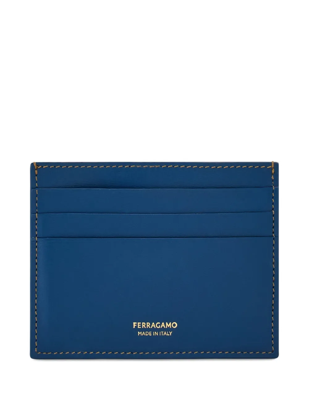 Ferragamo Leren pasjeshouder Blauw
