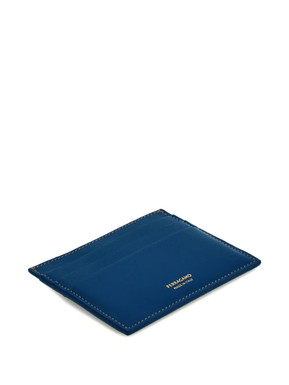 Ferragamo Leren pasjeshouder Blauw