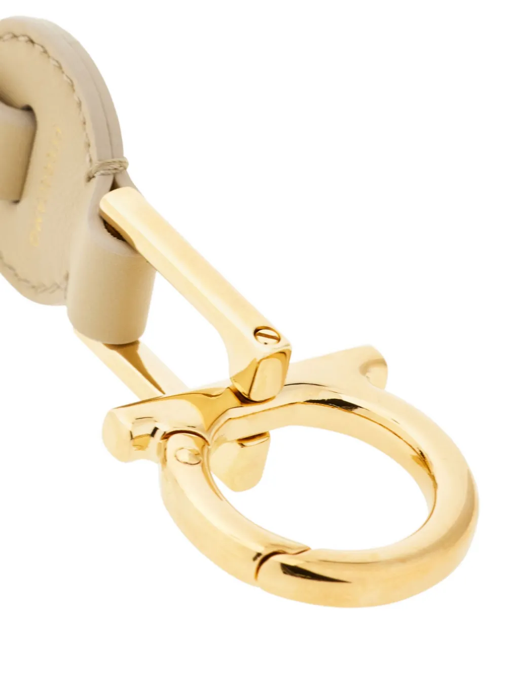 Ferragamo Gancini sleutelhanger Beige