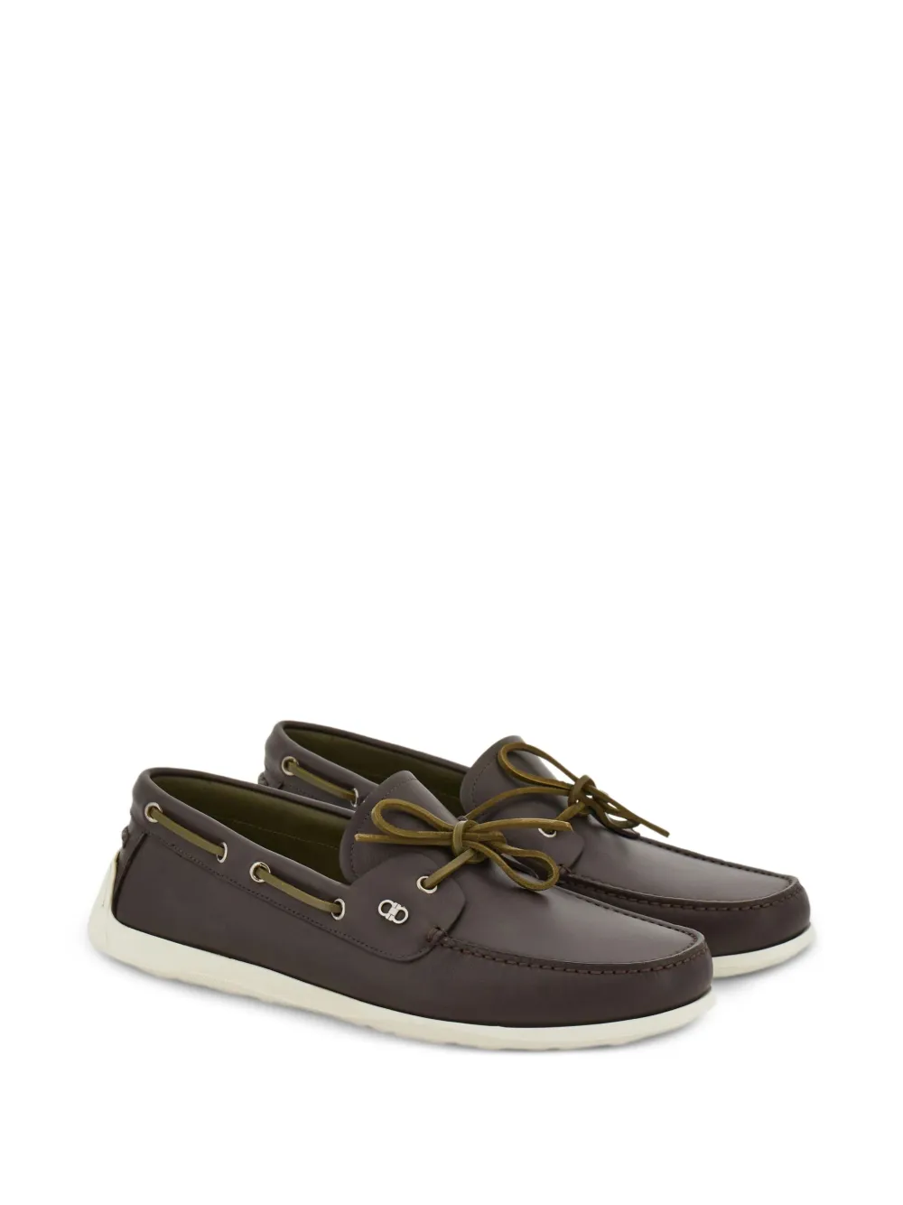 Ferragamo Boat shoe with Gancini ornament | Image 2