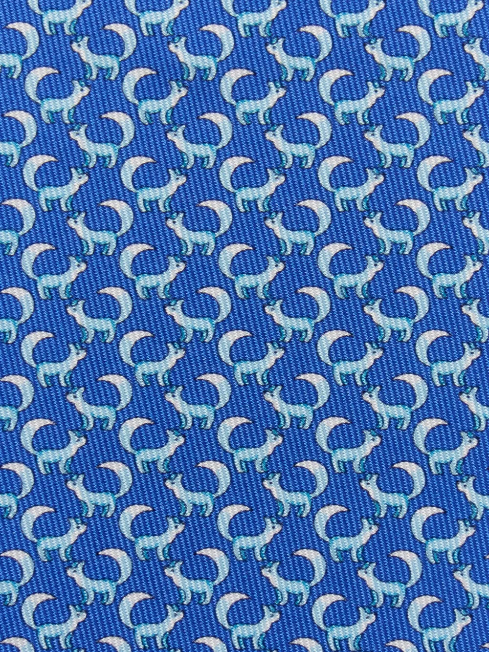 Ferragamo Seidenkrawatte mit Fuchs-Print | Image 2