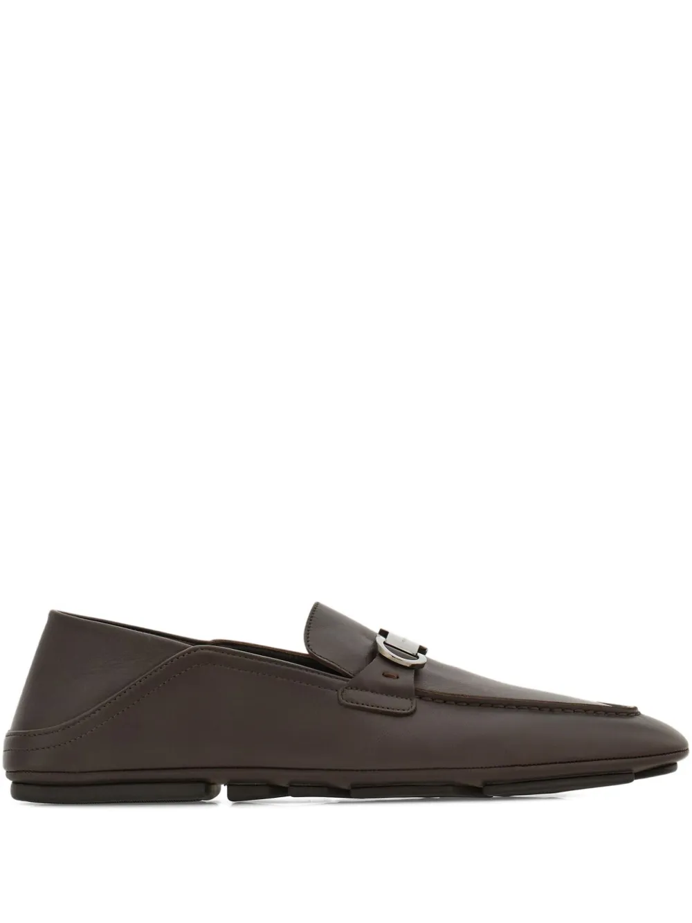 Ferragamo Gancini loafers Brown