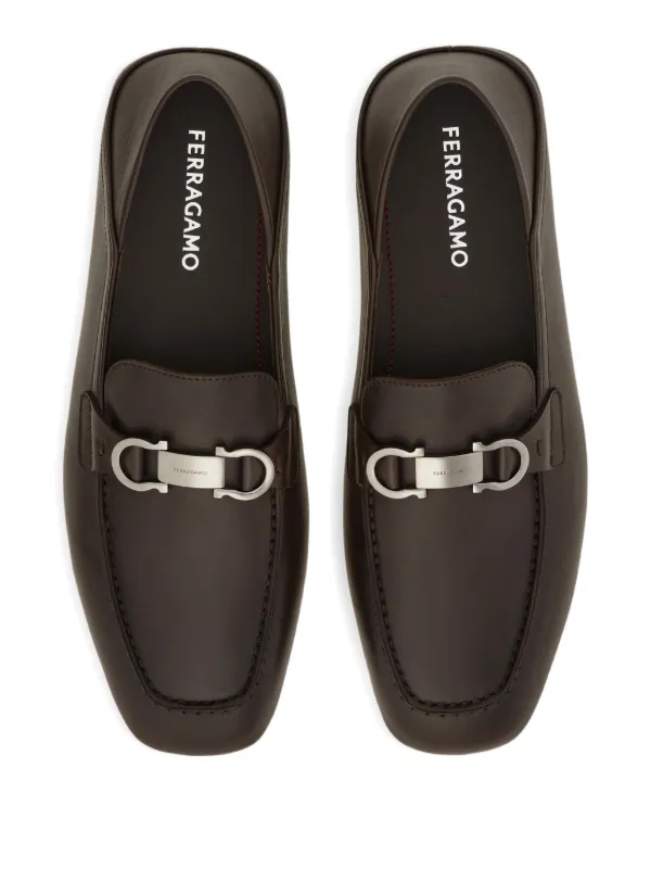 Ferragamo Gancini Loafers | Brown | FARFETCH