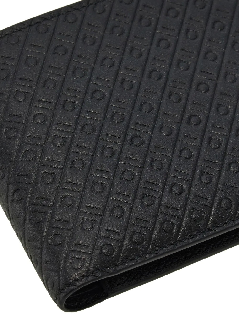 Ferragamo Portemonnee met Gancini-patroon Zwart