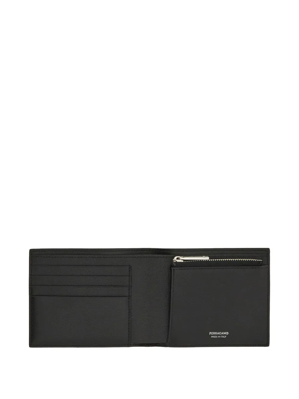 Ferragamo Portemonnee met Gancini-patroon Zwart