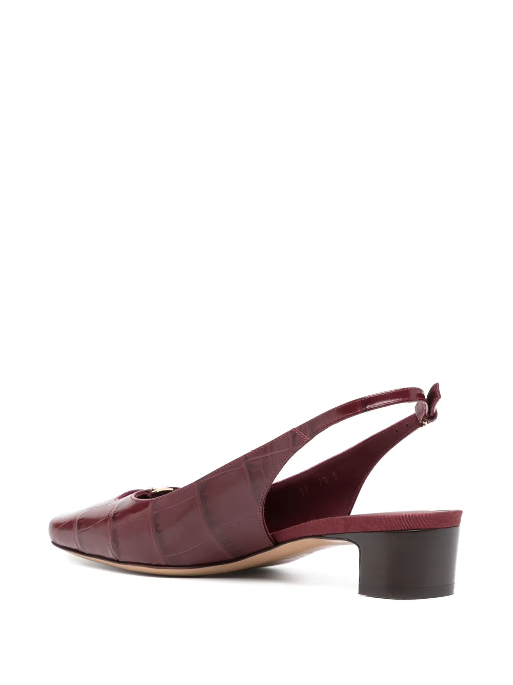Ferragamo Cut out slingback Rood