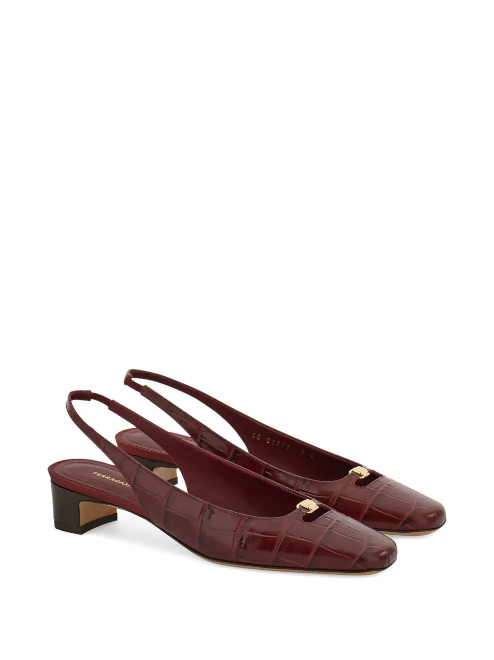 Ferragamo 30mm cut-out slingback pumps | Heeled Pumps | Image 2