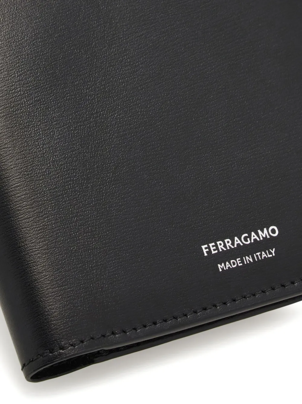 Ferragamo Leren portemonnee Zwart