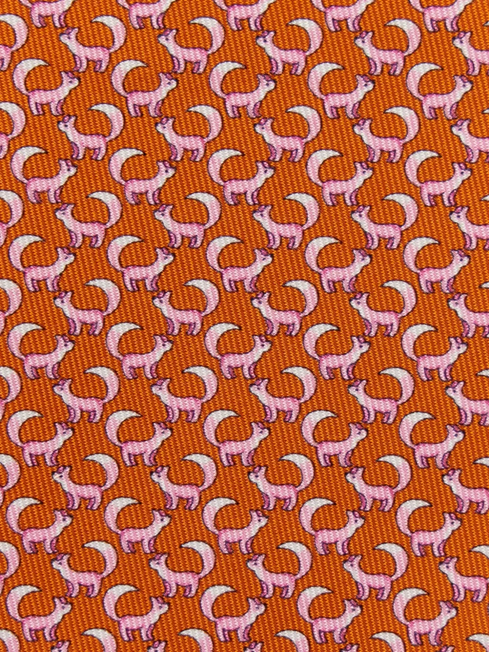 Ferragamo Zijden stropdas - Oranje