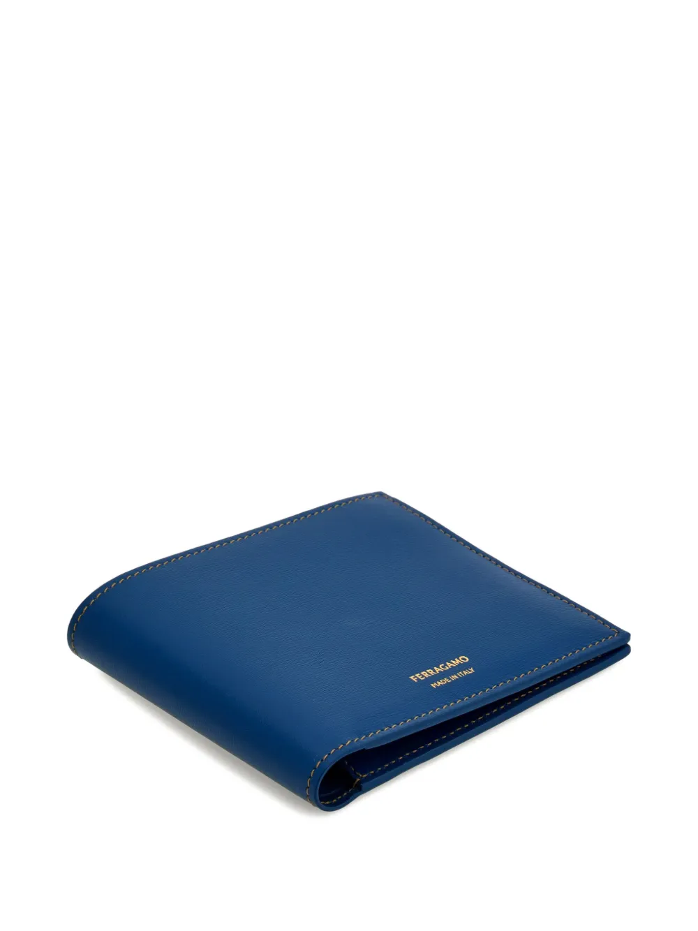 Ferragamo Leren portemonnee Blauw