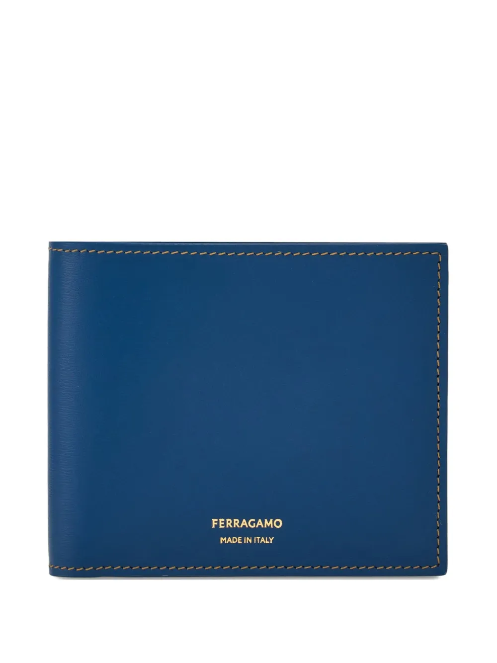 Ferragamo leather wallet - ブルー Ferragamo leather wallet - ブルー