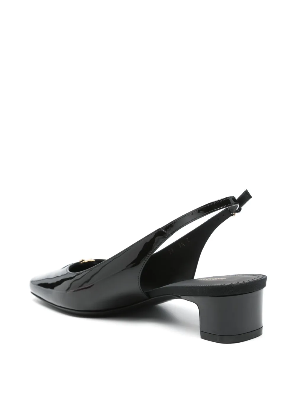 Ferragamo Cut out slingback Zwart