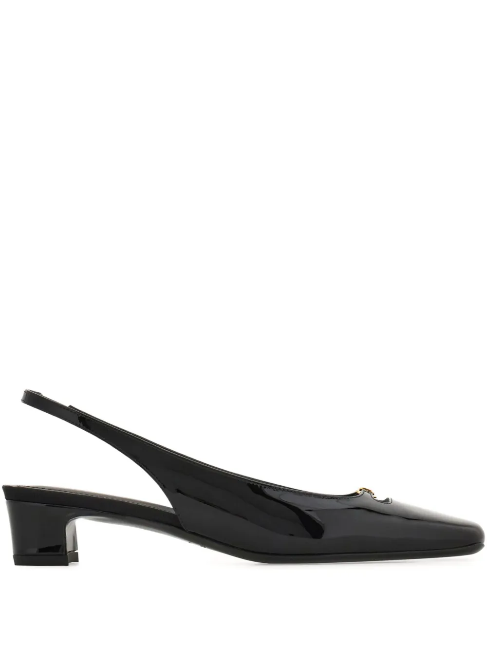 Ferragamo Cut out slingback Zwart