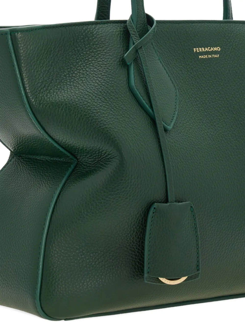 Ferragamo Medium stervormige shopper Groen