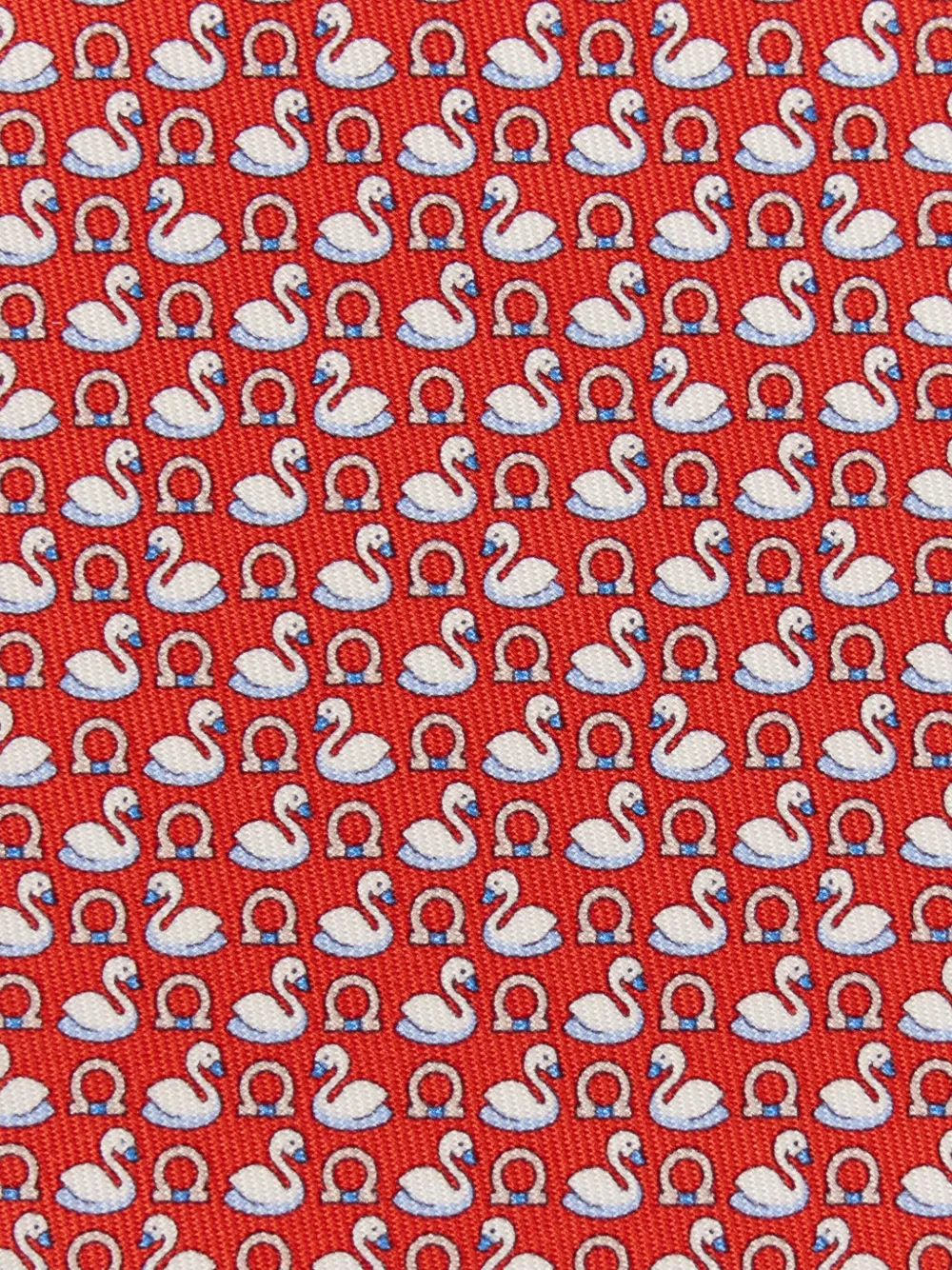 Ferragamo Swan-print silk tie | Image 2