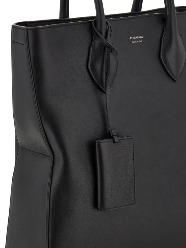 Ferragamo ノースサウス トートバッグ M | ブラック | FARFETCH JP