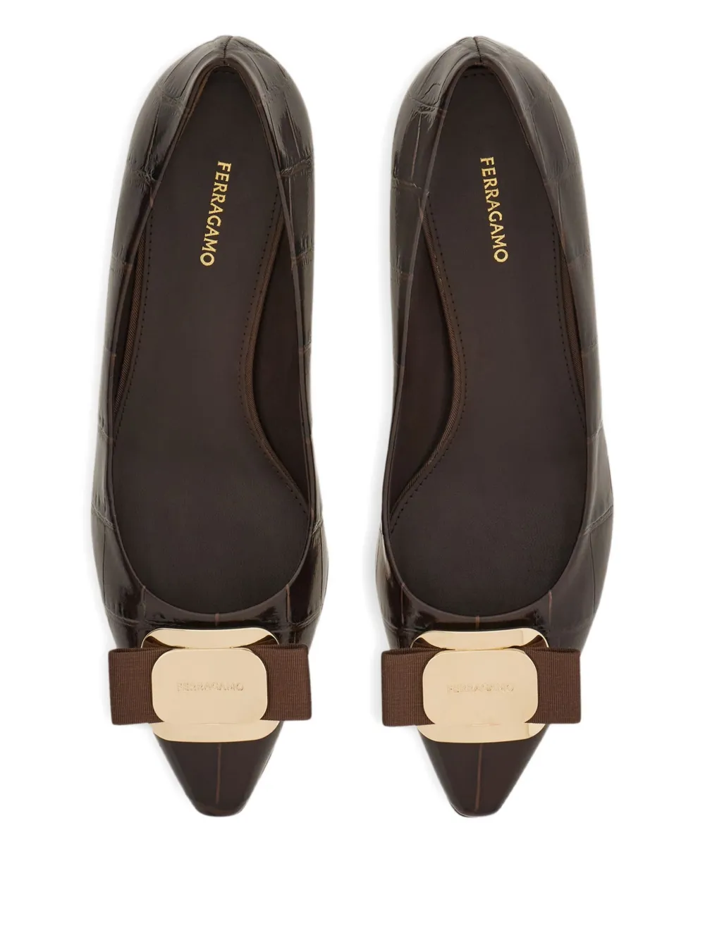 Ferragamo 40mm New Vara pumps Bruin
