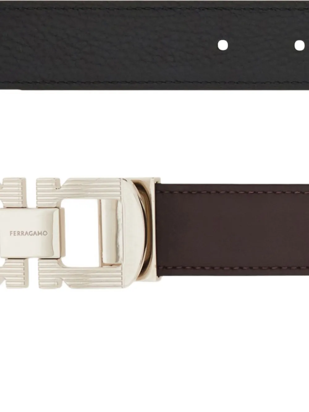Ferragamo reversible Gancini belt - Bruin