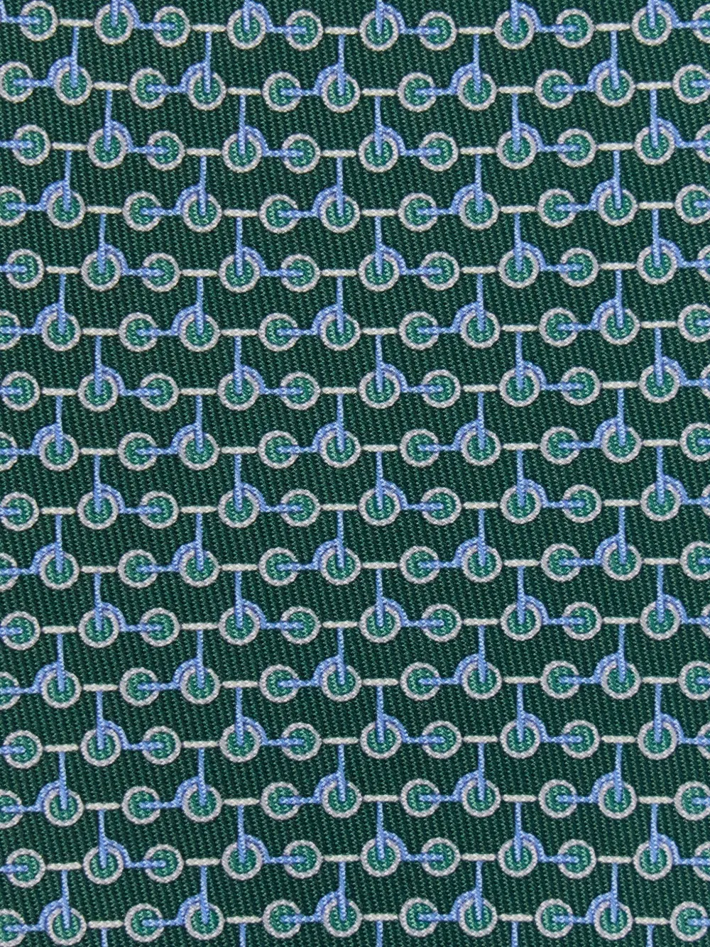 Ferragamo Kick scooter print silk tie - Groen