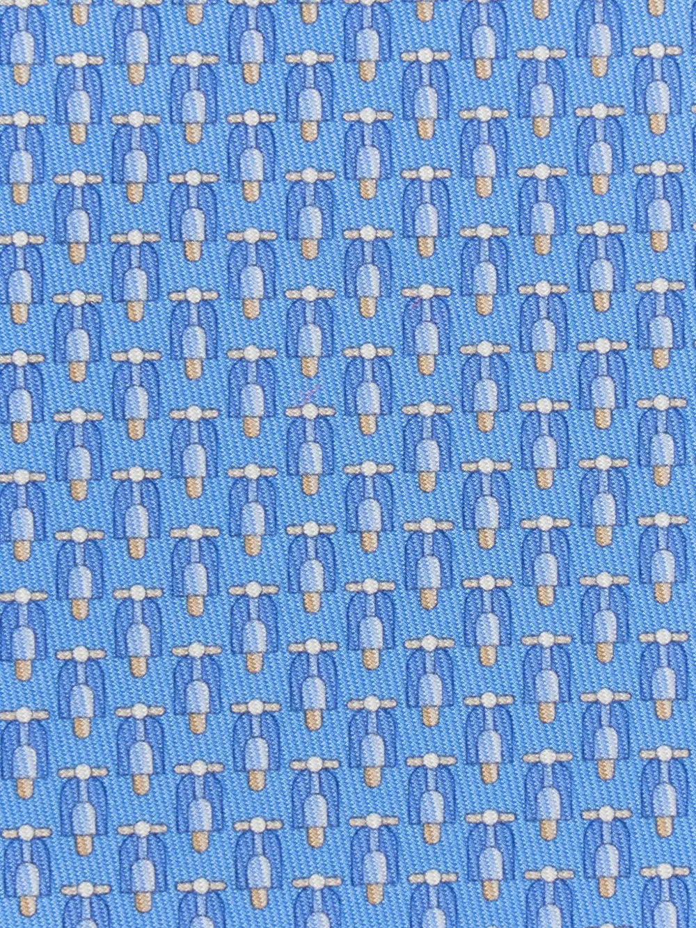 Ferragamo Seidenkrawatte mit Scooter-Print | Image 2