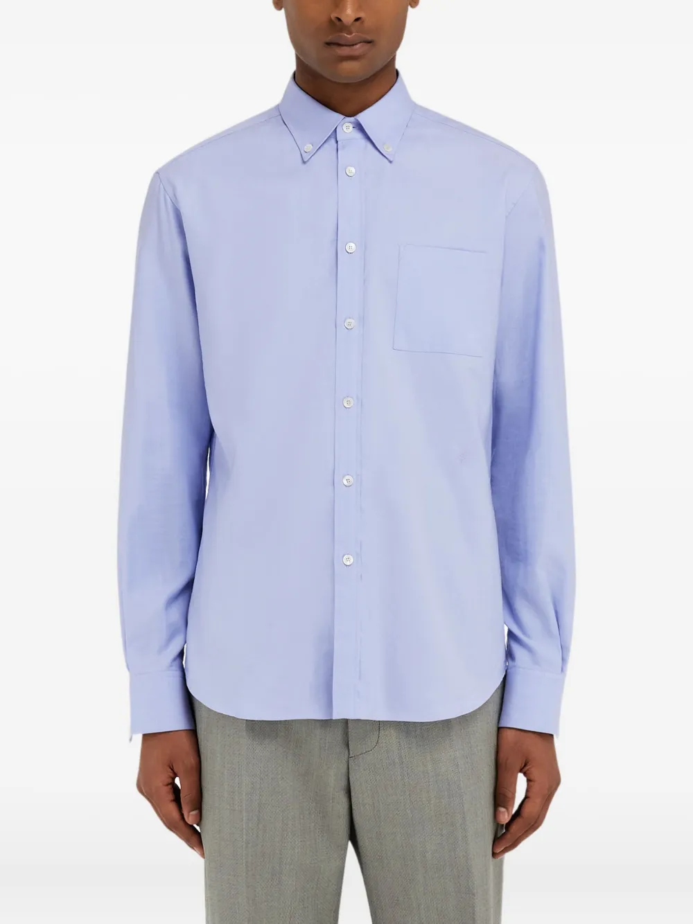 Ferragamo Button-down overhemd Blauw