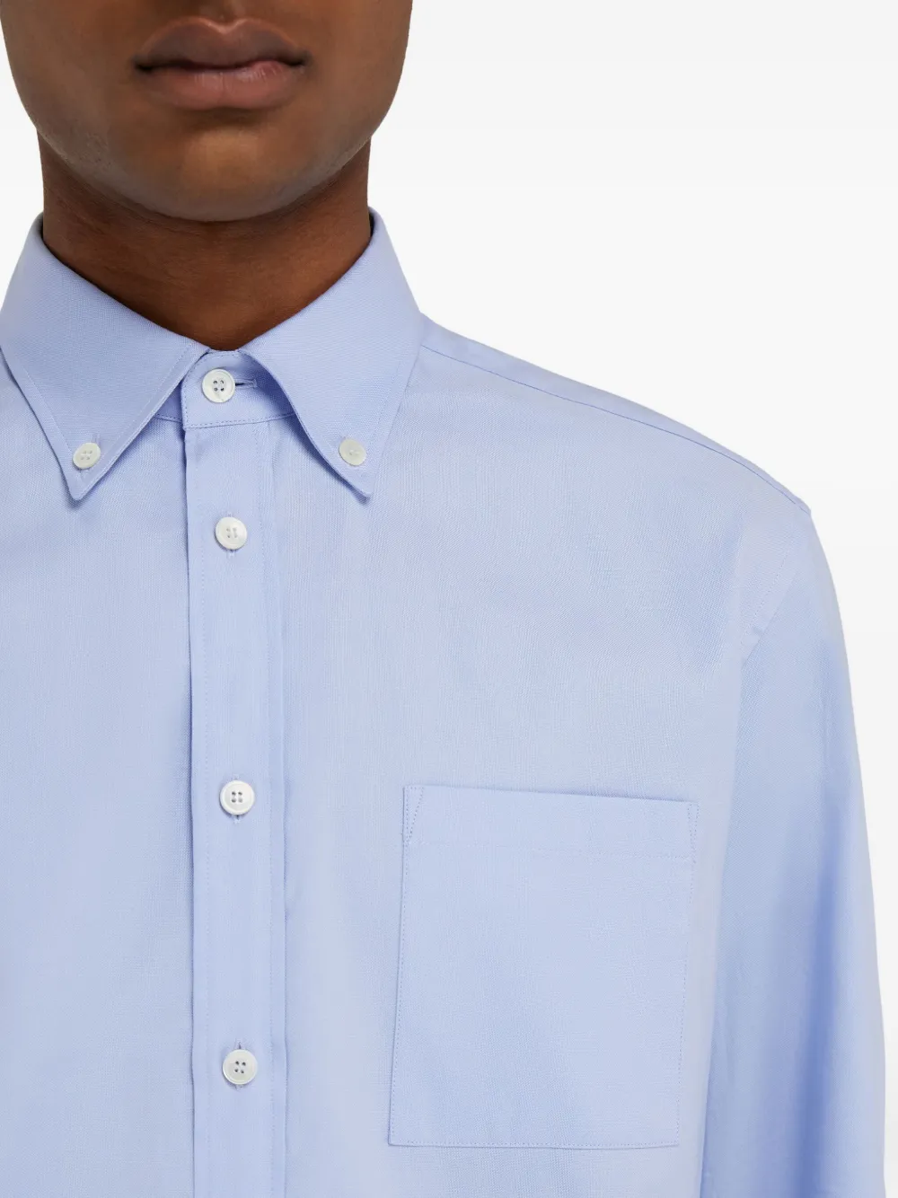 Ferragamo Button-down overhemd Blauw