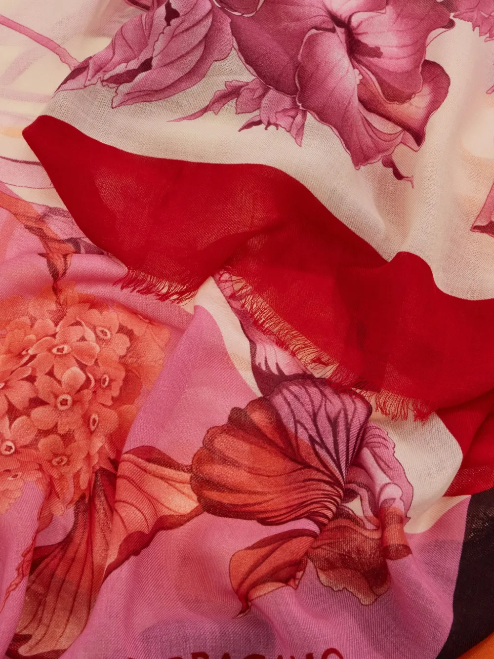 Ferragamo Zijden sjaal COTTON CANDY