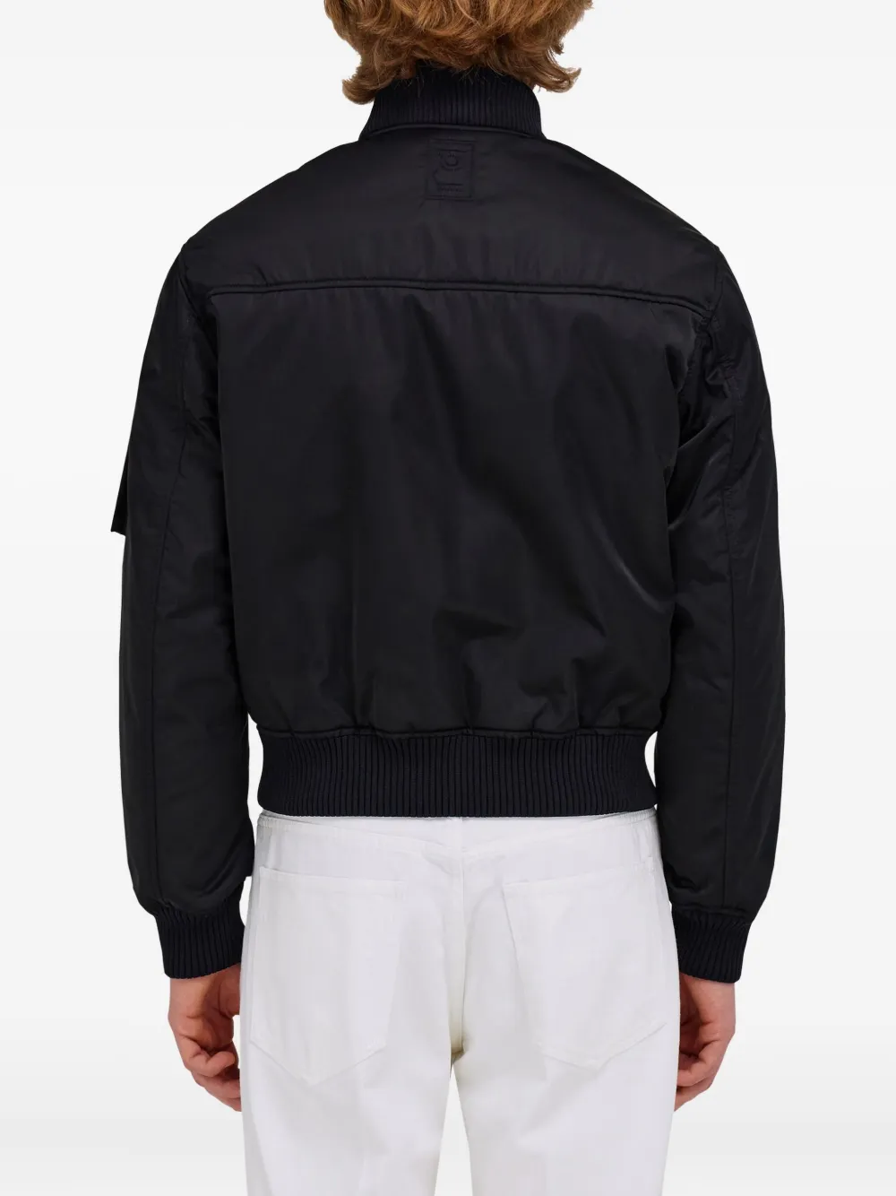 Ferragamo Bomberjack met rits Zwart