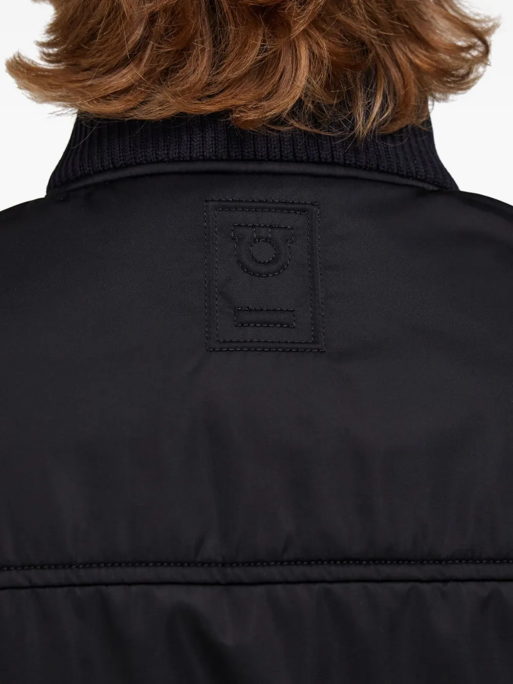 Ferragamo Bomberjack met rits Zwart