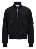 Ferragamo zip-up bomber jacket - Black