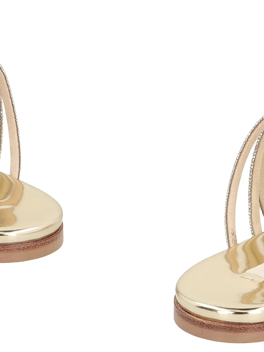 Casadei Embellished Fabric Labuan Thong Slippers In Gold