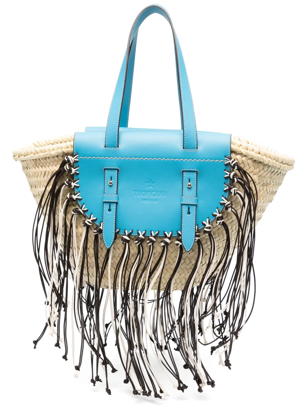 CUBA LAB Tropicana Capri tote bag - ニュートラル CUBA LAB Tropicana Capri tote bag - ニュートラル