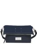 Maison Margiela top-zip leather shoulder bag - Blue