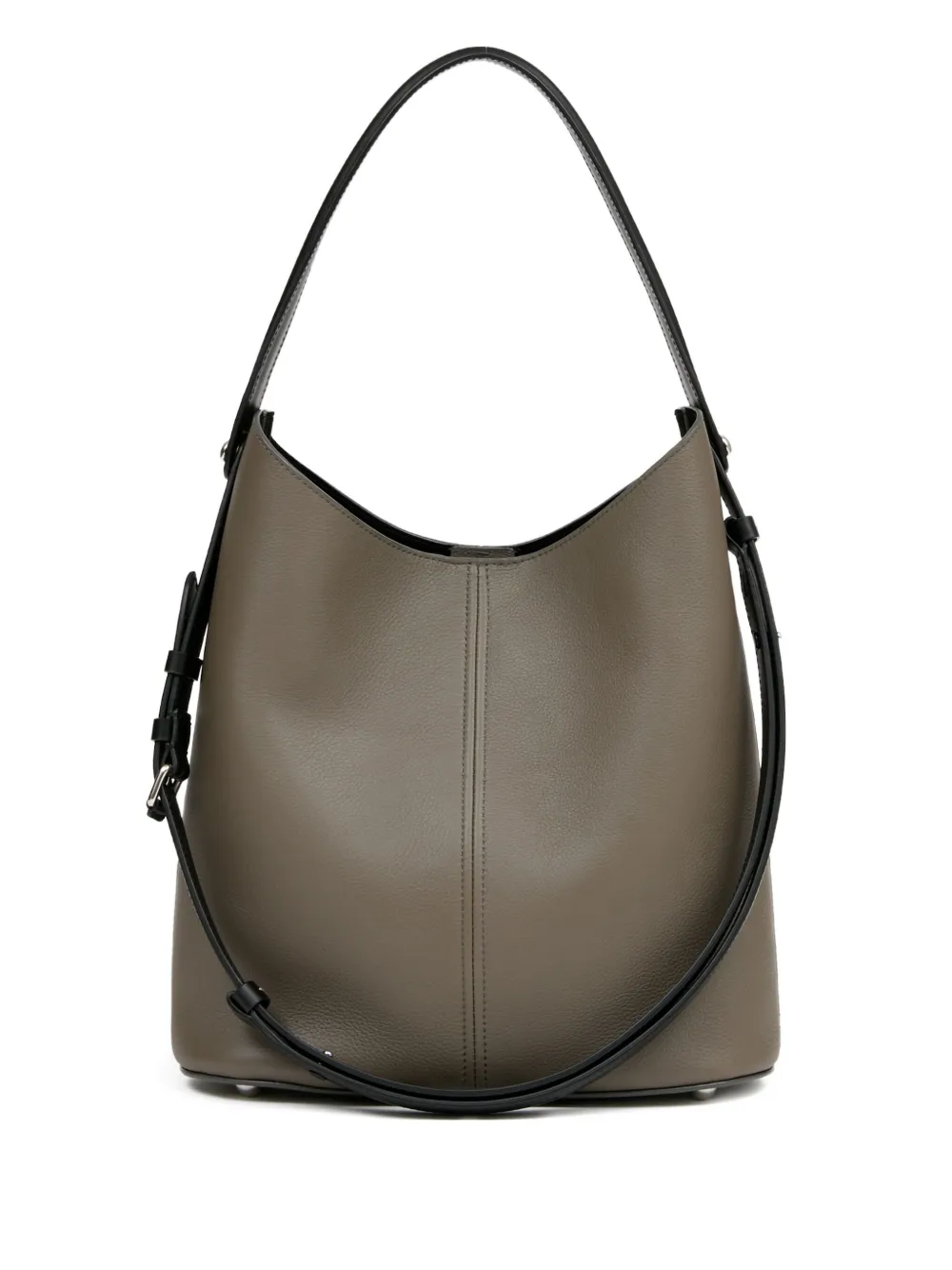 Maison Margiela Dress-Age dual-strap leather shoulder bag Groen