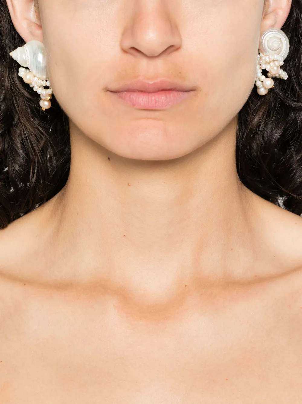AMORI MORI Caracolas earrings - Goud