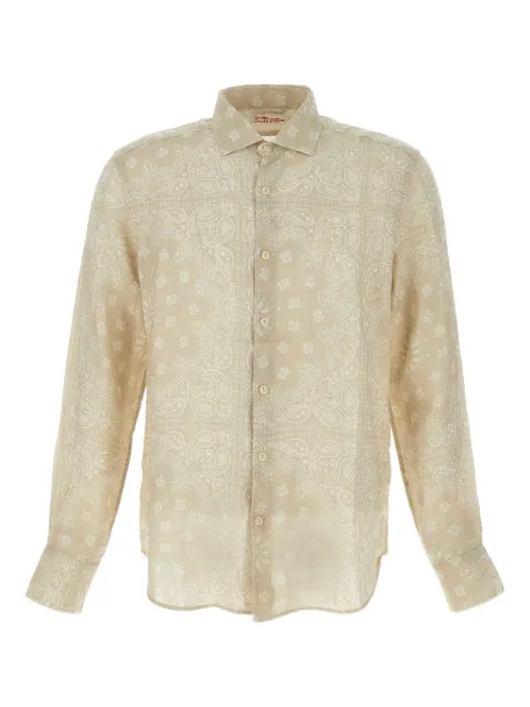 MC2 Saint Barth camisa con estampado de bandana