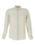 MC2 Saint Barth striped linen shirt - Neutrals