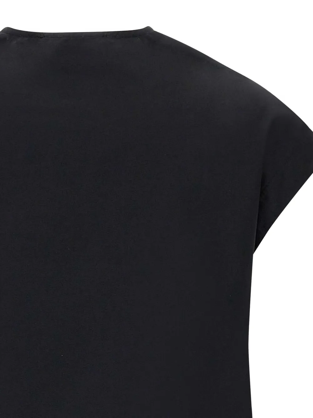 kaos Popeline blouse Zwart