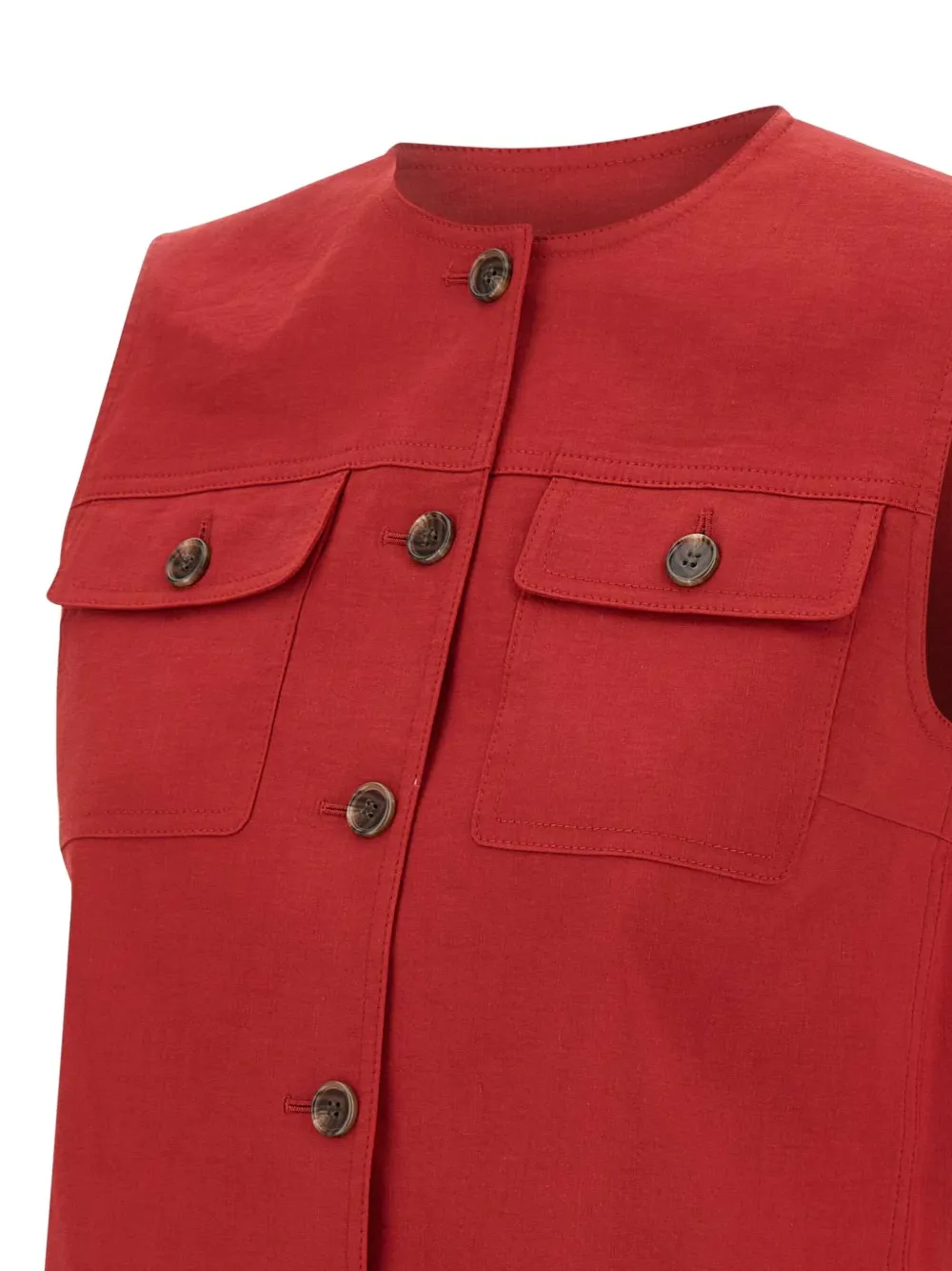 THEORY BUTTON-DOWN VEST 