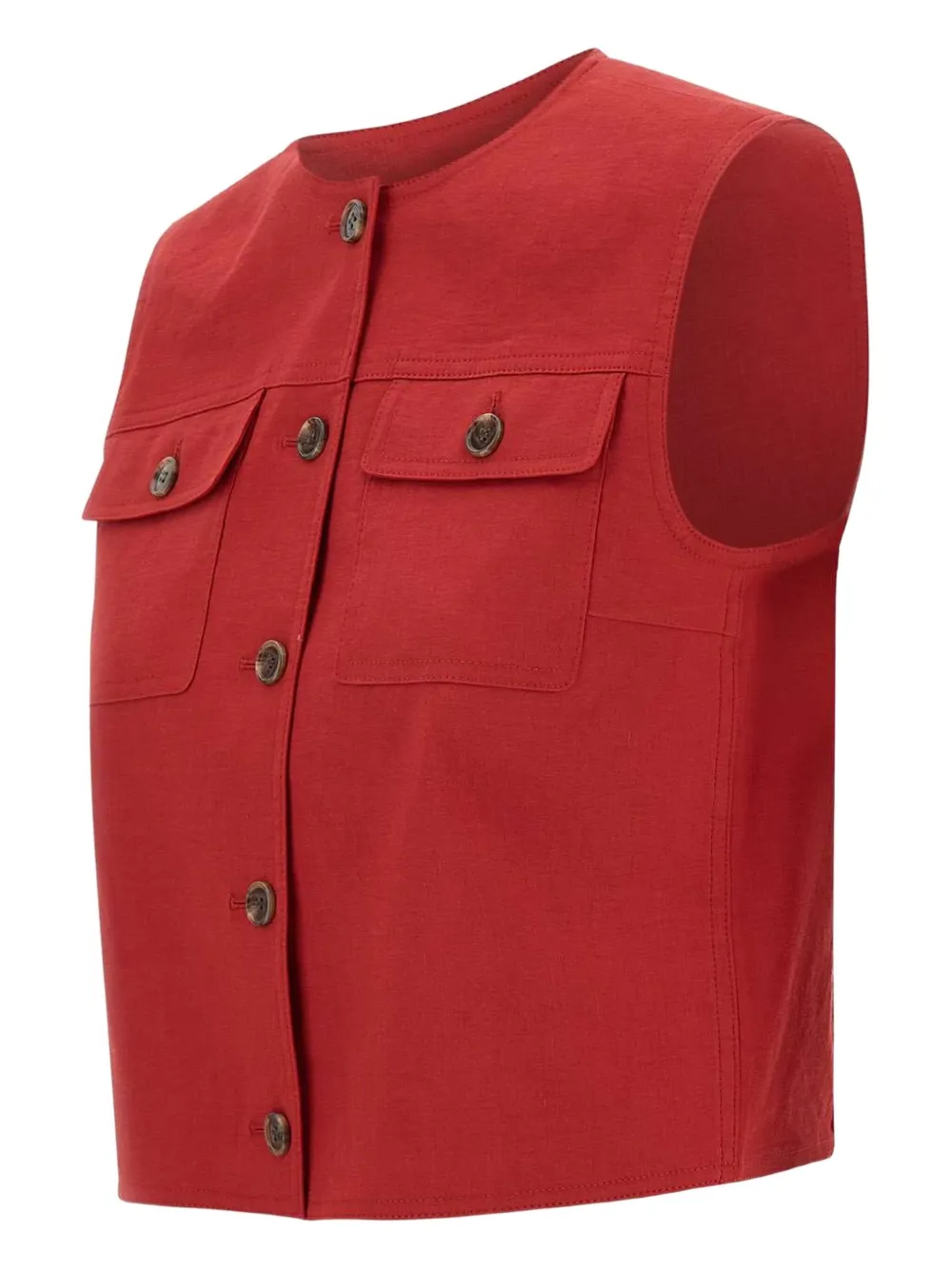 THEORY BUTTON-DOWN VEST 